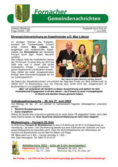 Gemeindezeitung Juni